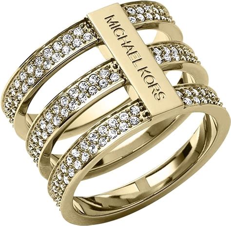 white gold michael kors ring|Michael Kors rings sale.